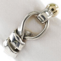 [Tiffany＆Co。] Tiffany Hook＆Ring / Ring Silver 925×K18黄金11号女士戒指 /戒指A级