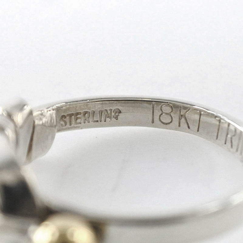 [Tiffany＆Co。] Tiffany Hook＆Ring / Ring Silver 925×K18黄金11号女士戒指 /戒指A级