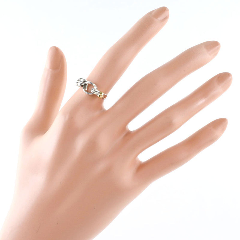 [Tiffany & Co.] Tiffany Hook & Ring / Ring Silver 925 × K18 Yellow Gold No. 11 Ladies Ring / Ring A-Rank
