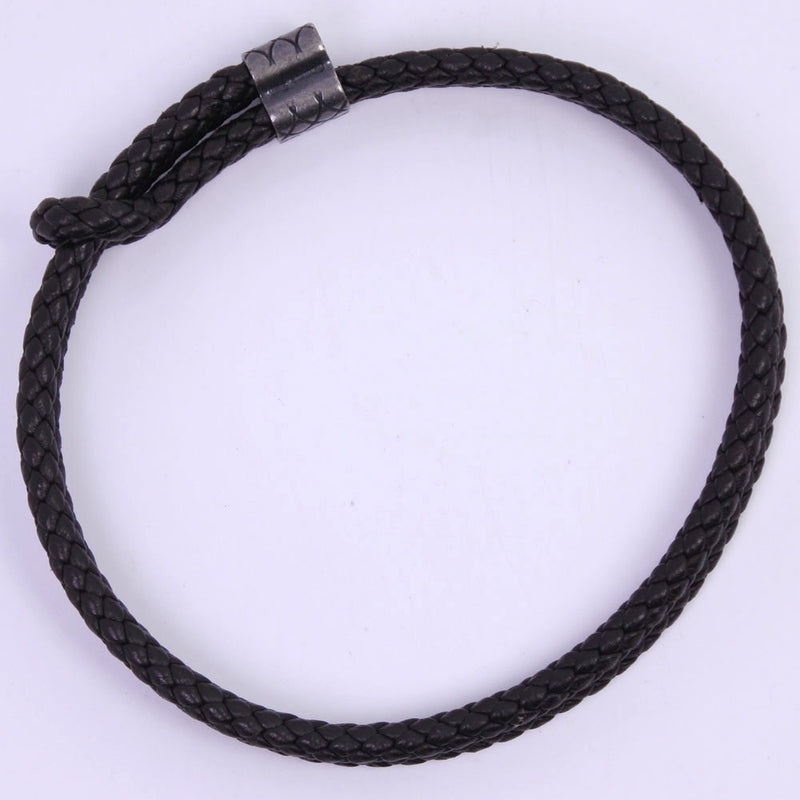 Me1668 - genuine Braided leather Bracelet - Mecal For Luxury Accessories