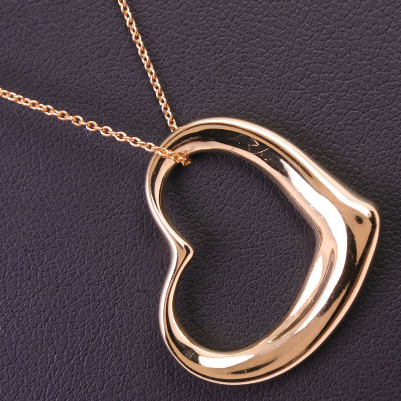[Tiffany＆Co。] Tiffany开放心脏大型El Saperti项链K18黄金女士项链