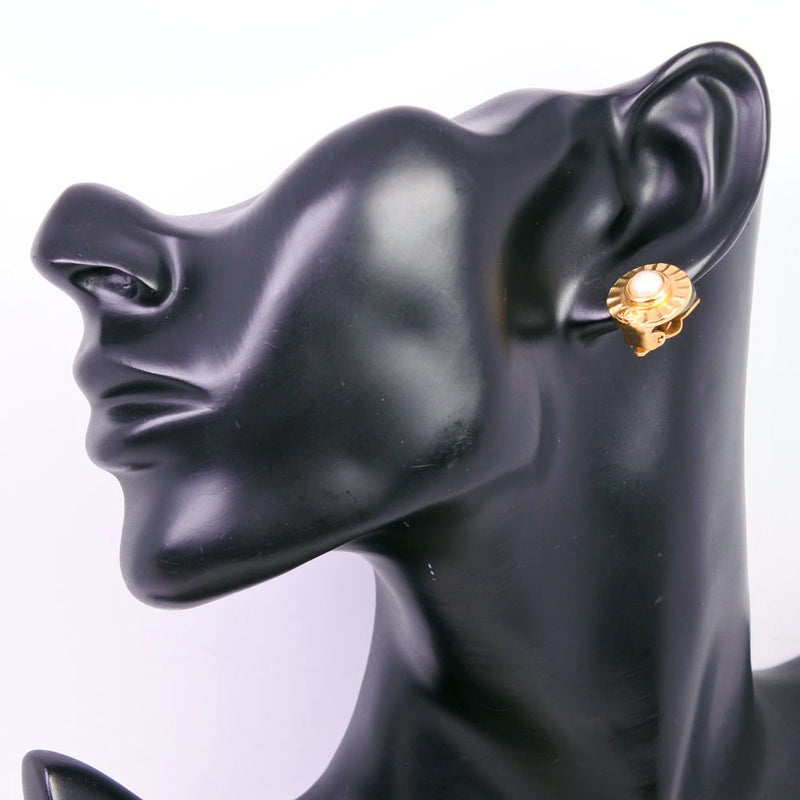 [香奈儿]香奈儿可可马克耳环金金色x假珍珠97a雕刻女士耳环等级