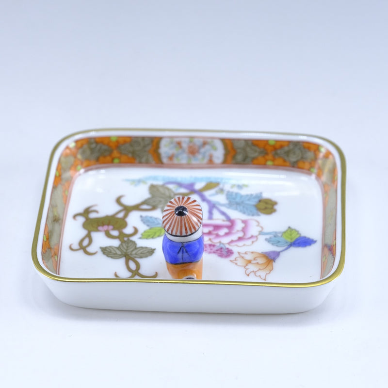 【HEREND】ヘレンド
 上海 オブロングトレイ 8.3×6.8(cm) 7743/SH マンダリン 食器
 ポーセリン ユニセックス 食器
Aランク
