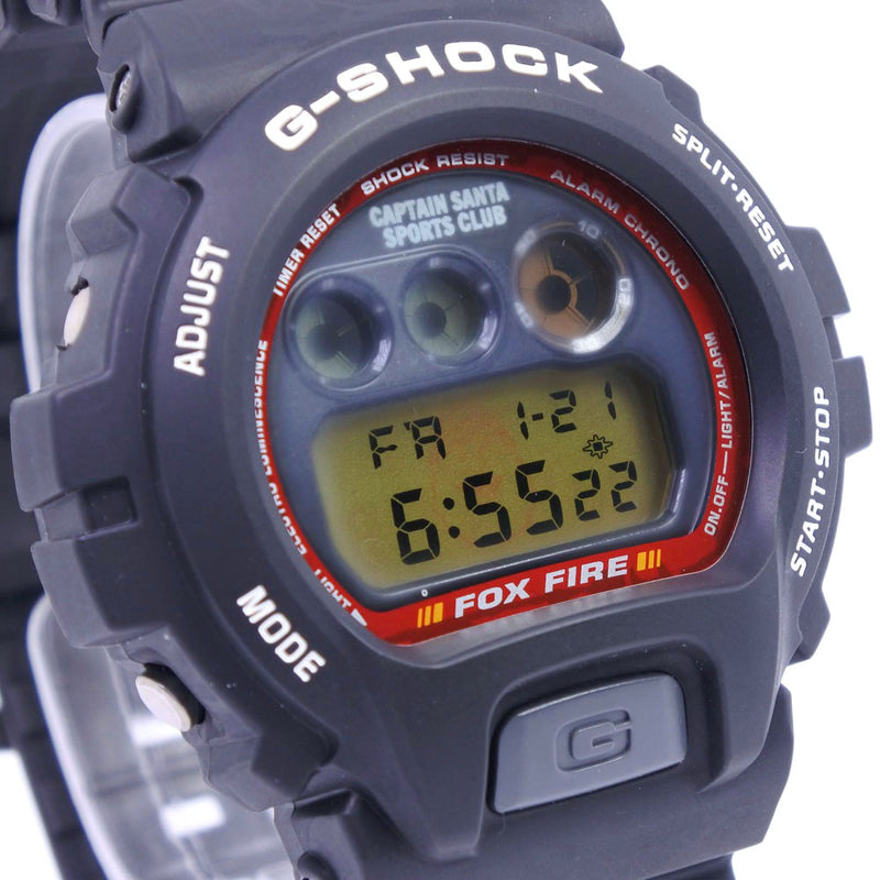 [CASIO] Casio G shock DW-6900 Watch Stainless steel x Rubber Quartz Digital L display Men Black Dial Watch A Rank