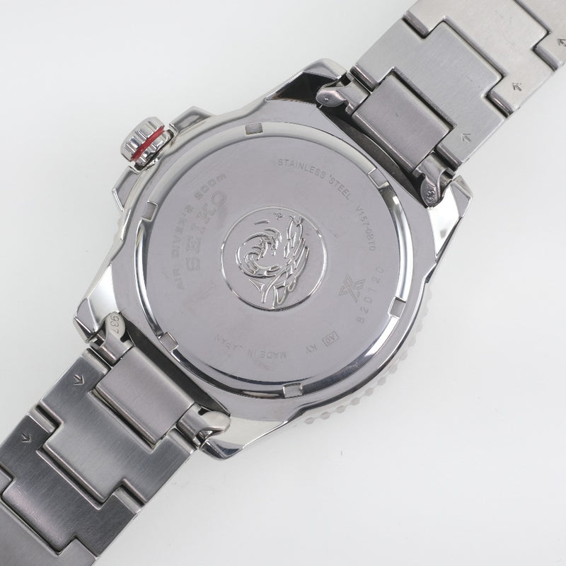 【SEIKO】セイコー
 プロスペックス ソーラーダイバー V157-0BT0 SBDJ017 腕時計
 ステンレススチール 黒 ソーラー時計 メンズ 腕時計
A-ランク