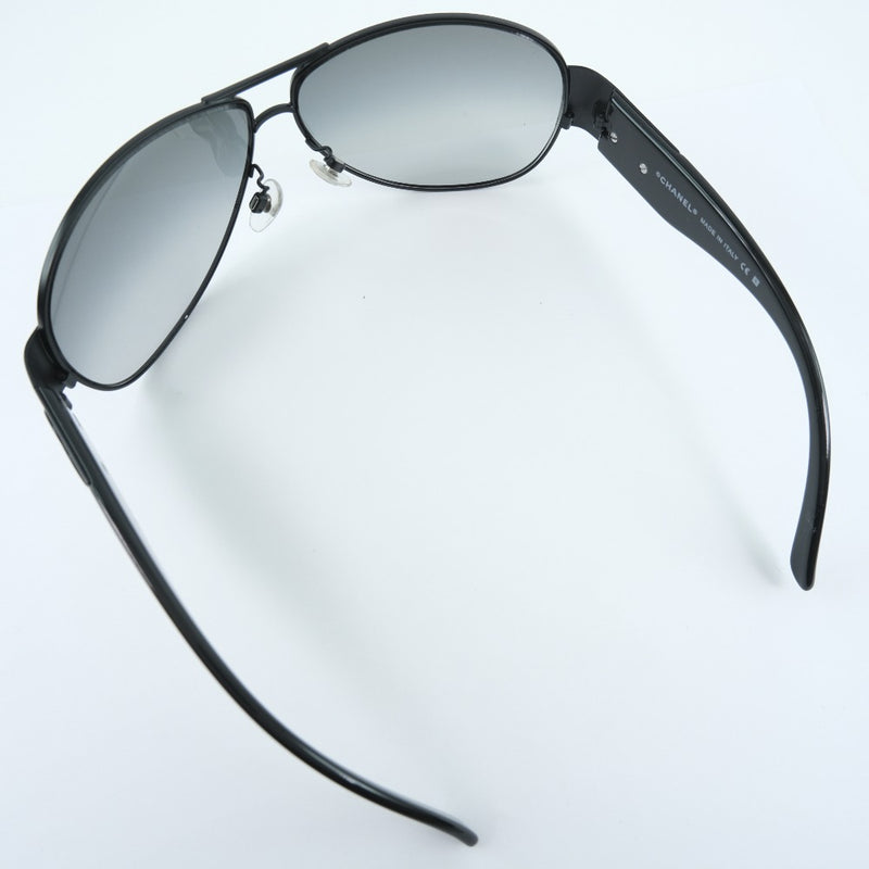 [CHANEL] Chanel 
 Cocomark sunglasses 
 4128 Mat Black 64 □ 11 125 Engraved COCO MARK Unisex A Rank