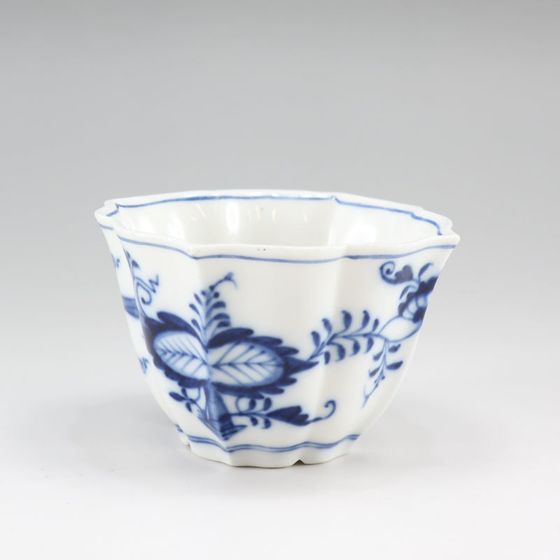 [Meissen] Meissen古董蓝色洋葱杯和碟子x 1餐具瓷器餐具