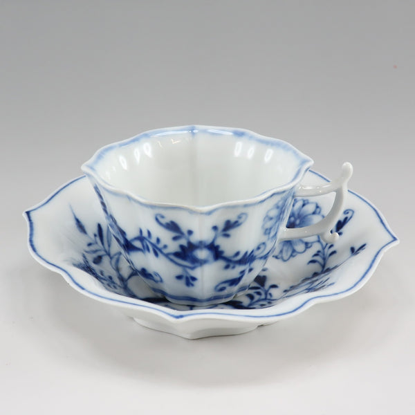 [Meissen] Meissen Antique Blue Onion Cup & Saucer x 1 식탁기 도자기 유니osex 식탁