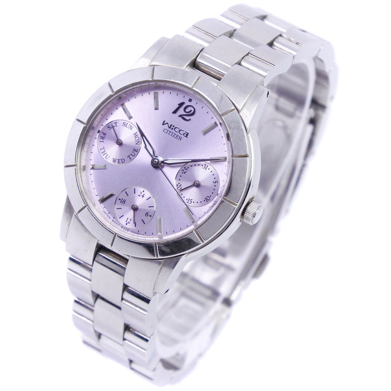 [CITIZEN] Citizen Wikka 6329-S004942 Watch Stainless Steel Quartz Analog Display Ladies Purple Dial Watch