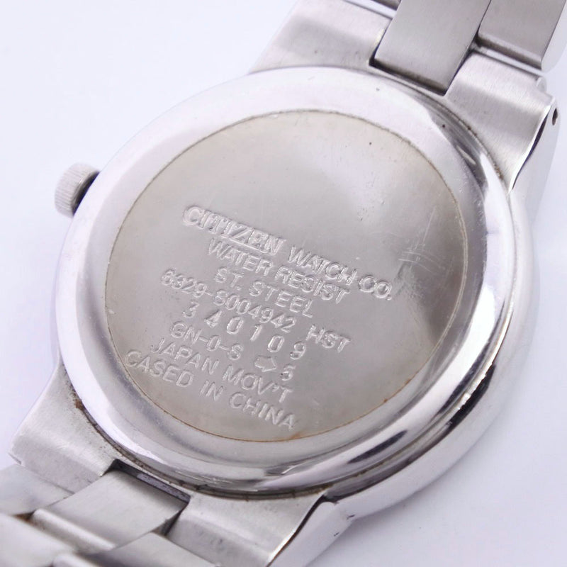 【CITIZEN】シチズン
 ウィッカ 6329-S004942 腕時計
 ステンレススチール クオーツ アナログ表示 レディース パープル文字盤 腕時計