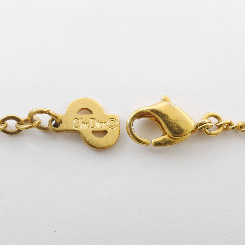 Dior] Christian Dior CD logo necklace Gold plating x Rhinestone Ladies  Necklace – KYOTO NISHIKINO