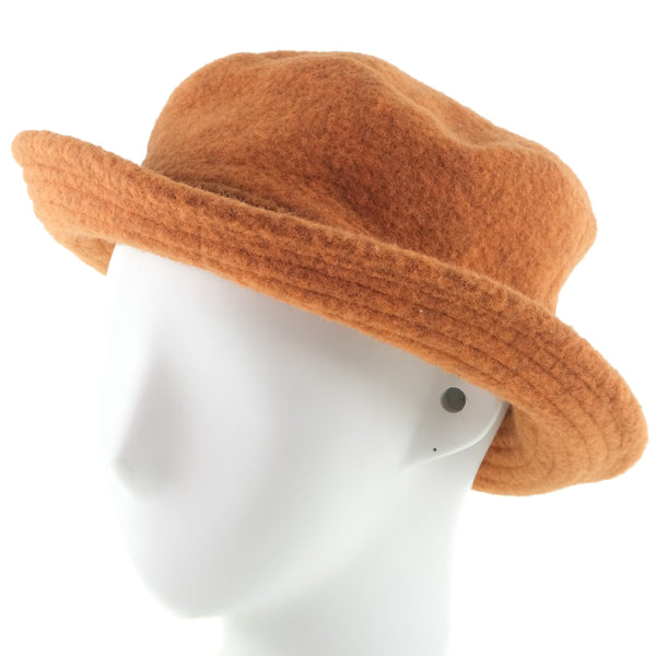 [HERMES] Hermes 
 Hat 
 Wool x Nylon Orange Ladies A-Rank