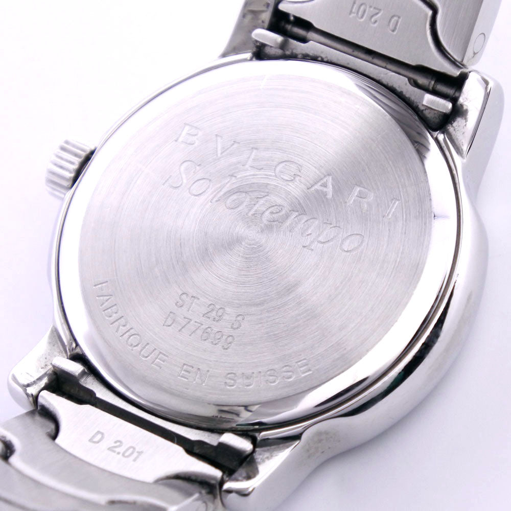 530 ブルガリ ソロテンポ ST29S 10Pダイヤ ラウンド 腕時計 BVLGARI