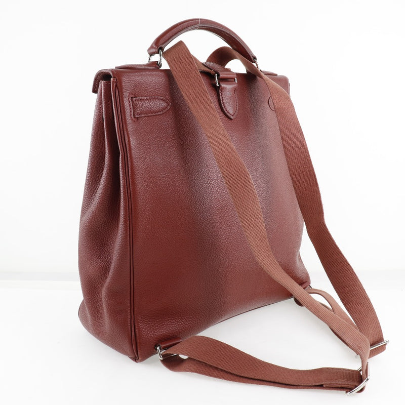 HERMES] Hermes Kelly Advucks Daypack Leather red tea □ D engraved ladies  backpack daypack – KYOTO NISHIKINO