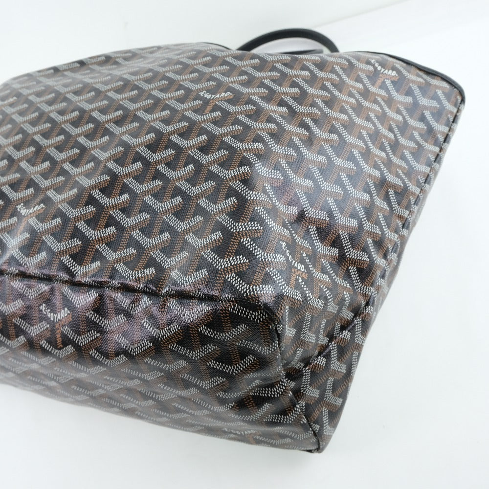 未使用品】 GOYARD（ゴヤール）サンルイPM レッド トートバッグ PVC×レザー ふきで メンズ