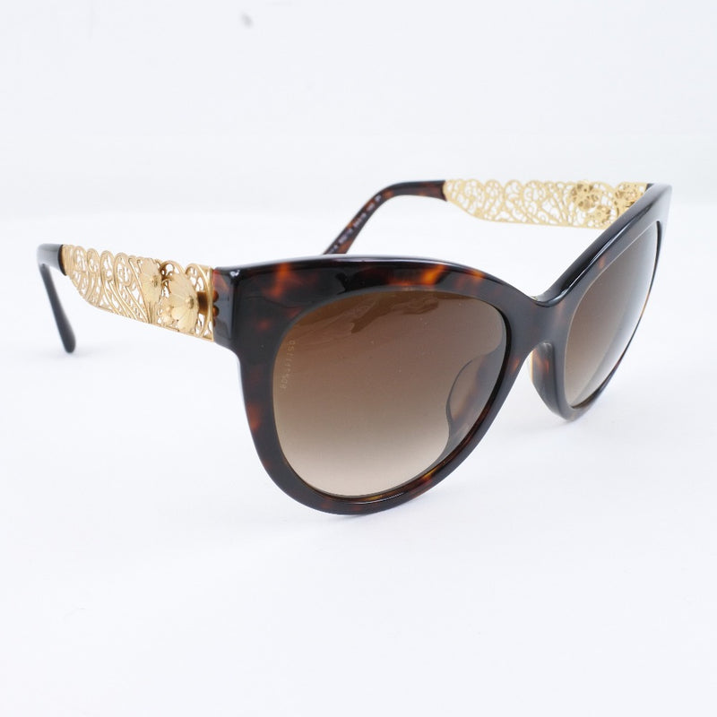 [DOLCE & GABBANA] Dolce-round Gabbana DG4211-A Sunglasses Plastic x Gold Plated Ladies Sunglasses A Rank