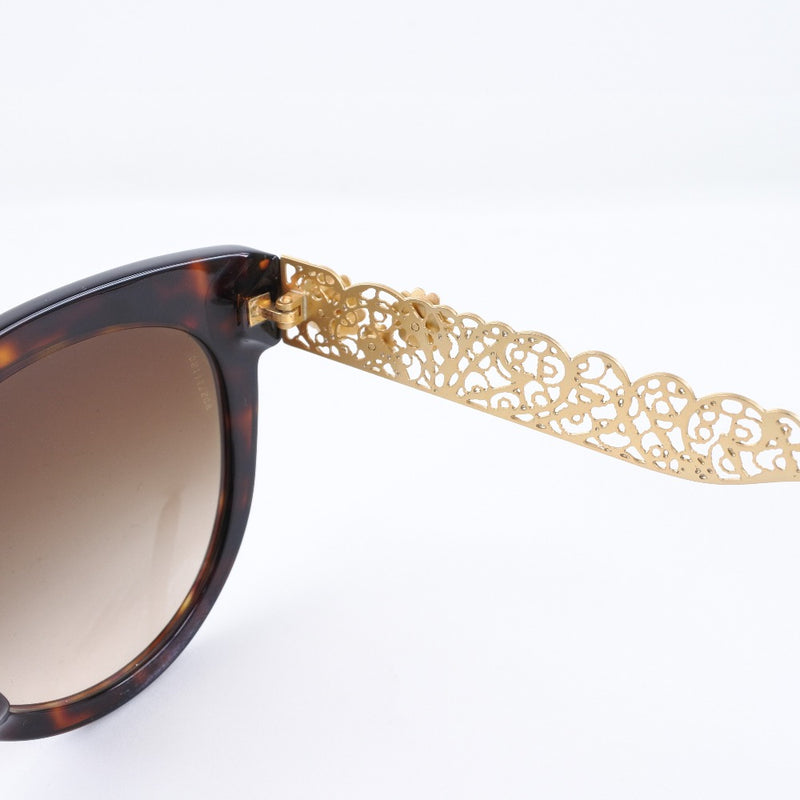 [DOLCE & GABBANA] Dolce-round Gabbana DG4211-A Sunglasses Plastic x Gold Plated Ladies Sunglasses A Rank