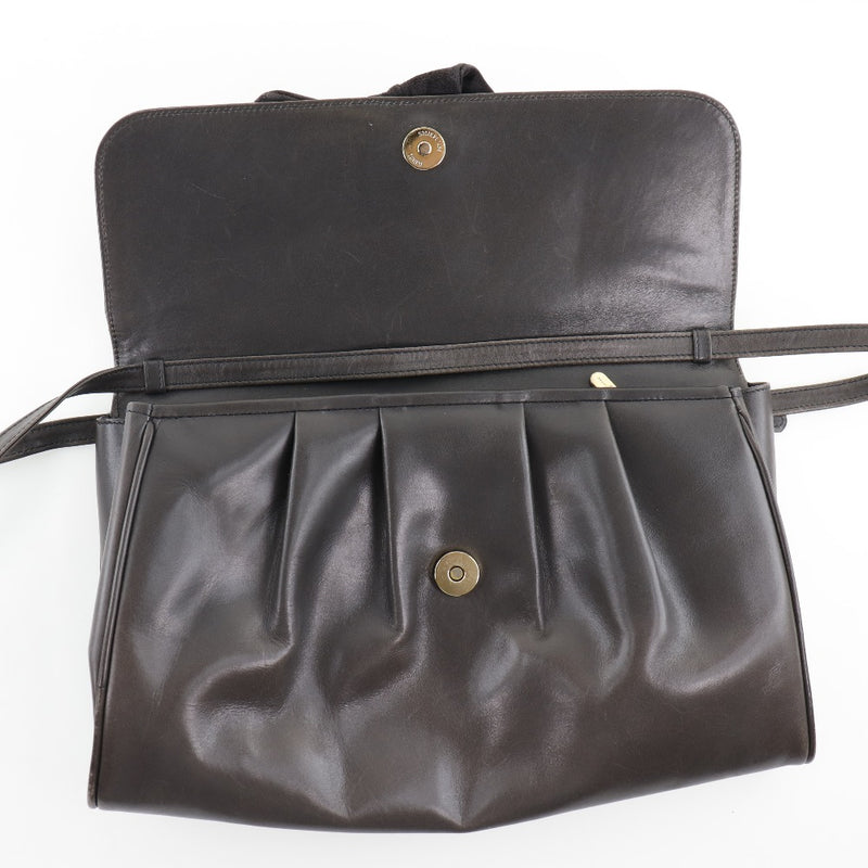 [Salvatore Ferragamo] Bagos de hombro de Salvatore Ferraga Leather X Swedy Tea Ladies Bags