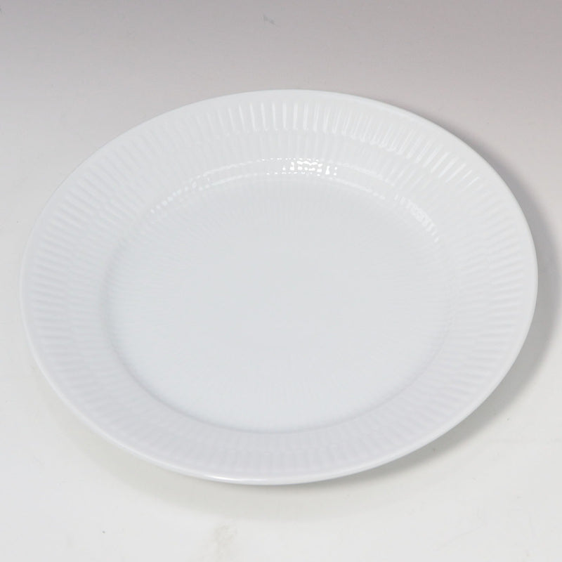 [Royal Copenhagen] Royal Copenhagen White Freded Tableware High -handle Cup Saucer Plate WHITE FLUTED_S Rank