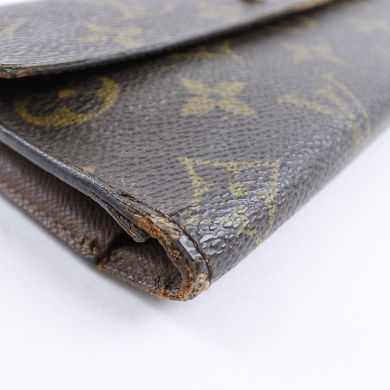 [Louis Vuitton] Louis Vuitton Portofoyille International M61217 Transal Wallet Monogram Canvas Munisex Trans -fold Wallet