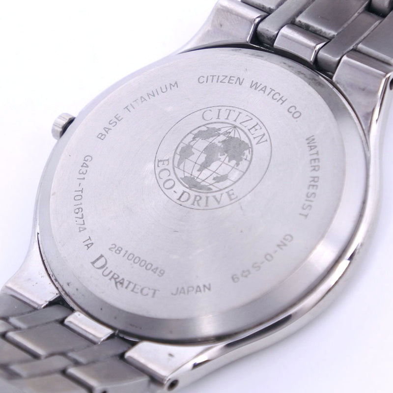 [CITIZEN] Citizen Eco Drive G431-T016774 Watch Titanium Eco Drive Analog Display Men's Gray Dial Watch