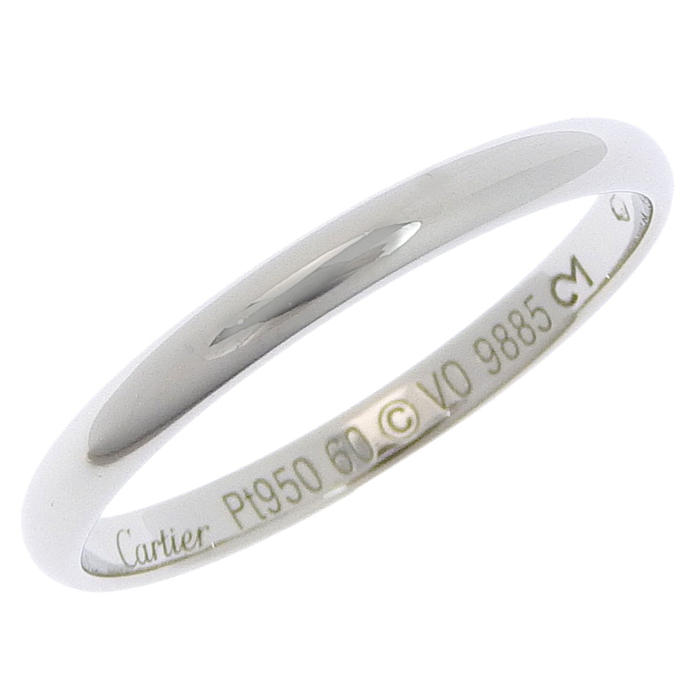 CARTIER】カルティエ ウェディングリング Pt950プラチナ 19.5号 メンズ