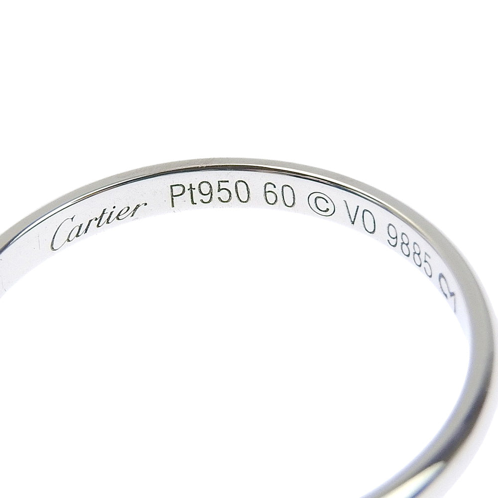 『Cartier』カルティエ Pt950 ウェディング リング 17号 Cartier カルティエ ダムール ウェディング・リング・指輪/Pt950-3.1g