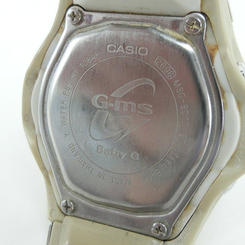 [Casio] Casio Baby-G-MS无线电太阳能MSG-901D观看太阳能无线电时钟数字女士手表
