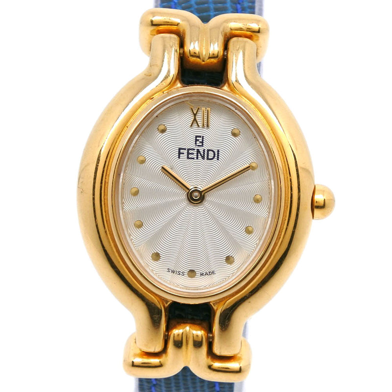 FENDI】フェンディ カメレオン 腕時計 640L ステンレススチール×レザー 