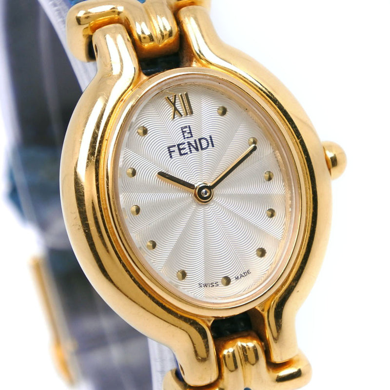 FENDI】フェンディ カメレオン 腕時計 640L ステンレススチール×レザー