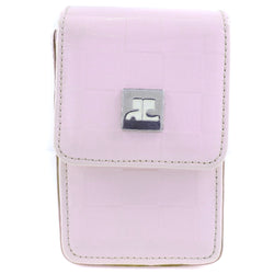 [Courreages] Courage Cigarette Case Pouch Patent Leather Pink_ Pouch