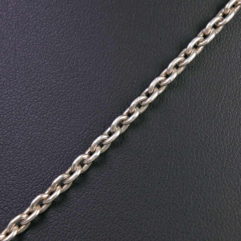 [GUCCI] Gucci G Logo Necklace Silver 925 Unisex Necklace A-Rank