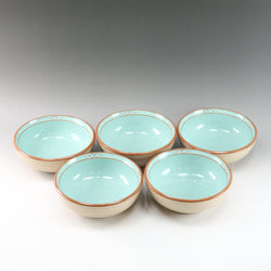 [Noritake] Noritake Craft Tone Stone Stone Reat Salad Bowl×5陶器_餐具级等级