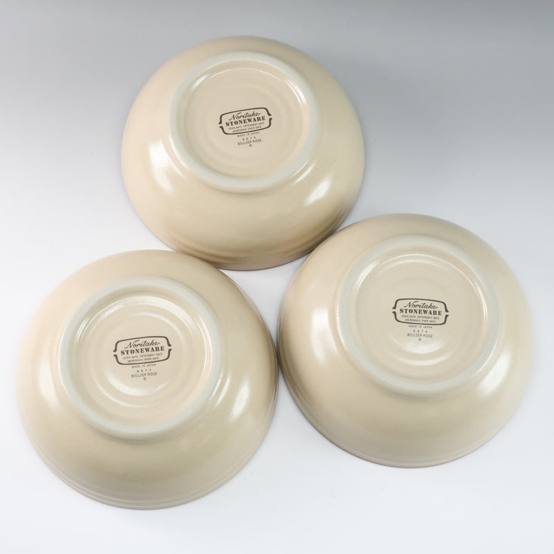 [NORITAKE] Noritake craft tone stone wear salad bowl × 5 pottery _ tableware S rank