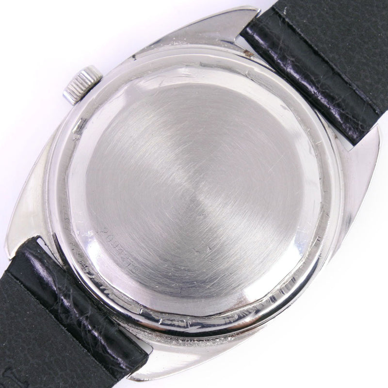 【IWC】インターナショナルウォッチカンパニー
 アンティーク デイト cal.8541B 1827 腕時計
 ステンレススチール×レザー ブラック 自動巻き メンズ シルバー文字盤 腕時計