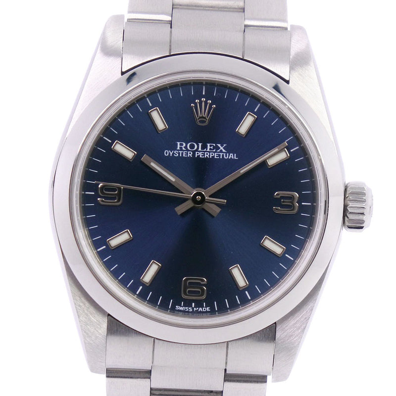 [Rolex] Rolex Oyster Pecul K -Turn 77080 Mira a los niños de acero inoxidable niños Azul morder un rango