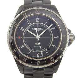 [CHANEL] Chanel J12 GMT H2012 Ceramic black automatic winding analog display men's black dial watch A rank