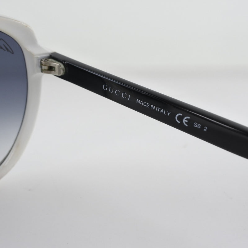 [GUCCI] Gucci Blue Gradation GG3162/S Plastic White 60 □ 14 135 Engraved Ladies Sunglasses A-Rank