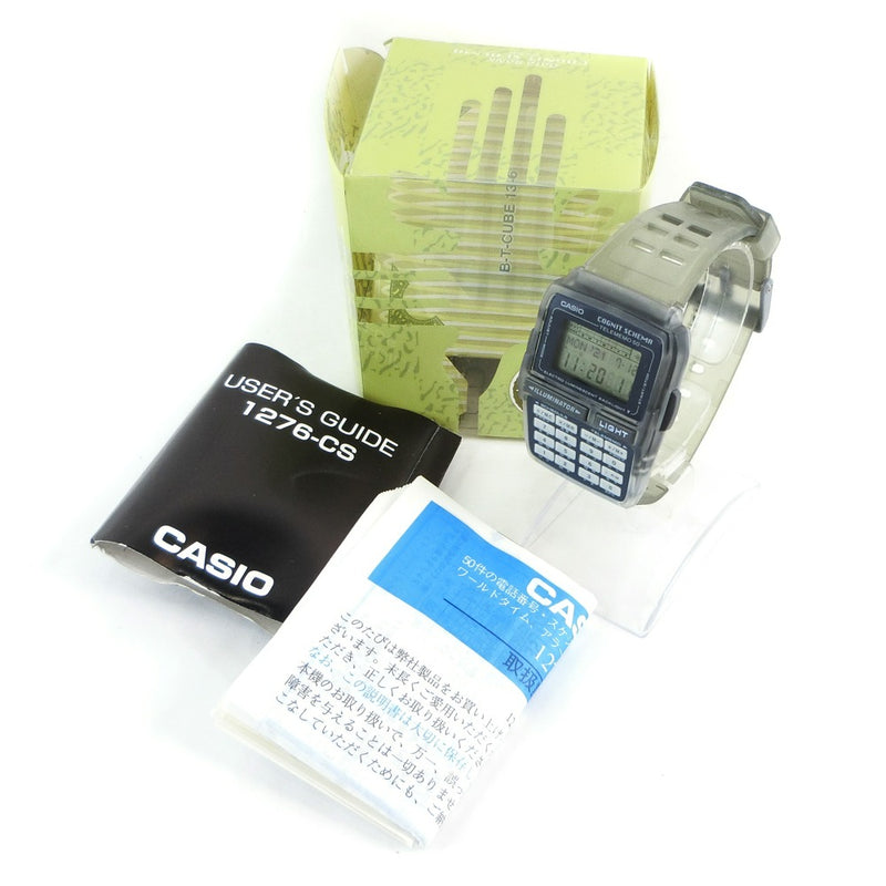 【CASIO】カシオ
 DATE BANK データバンク ナスカの地上絵 コンドル DBC-63CS-8T 腕時計
 ラバー クオーツ デジタル表示 メンズ 腕時計
A+ランク