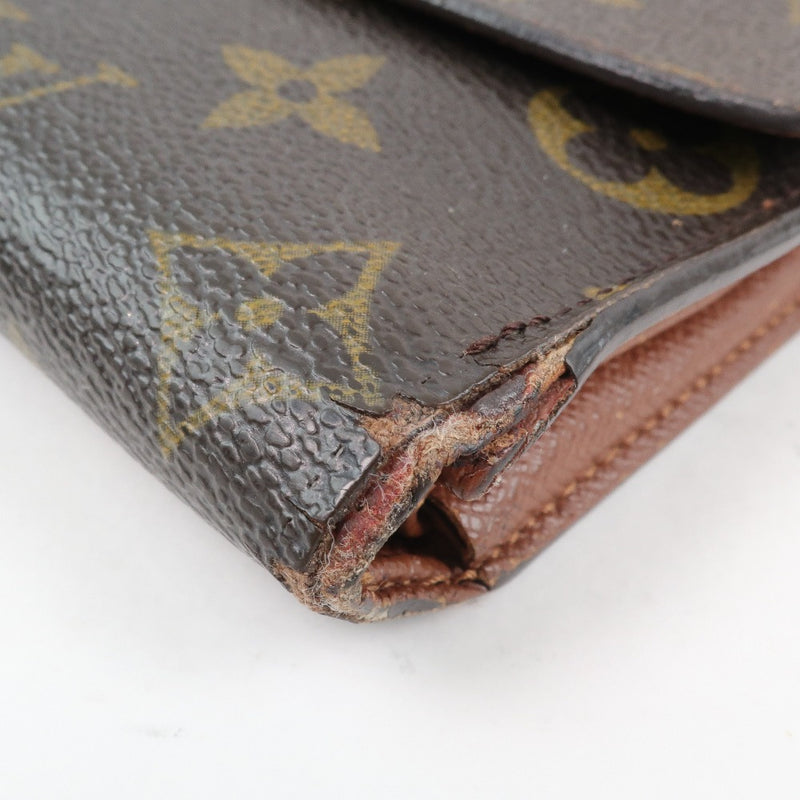 [Louis Vuitton] Louis Vuitton Portofoyille International M61217 Bi-Fold 지갑 모노그램 캔버스 TH1013 스탬프 유니스피드 BIPOLALD 지갑 B 순위
