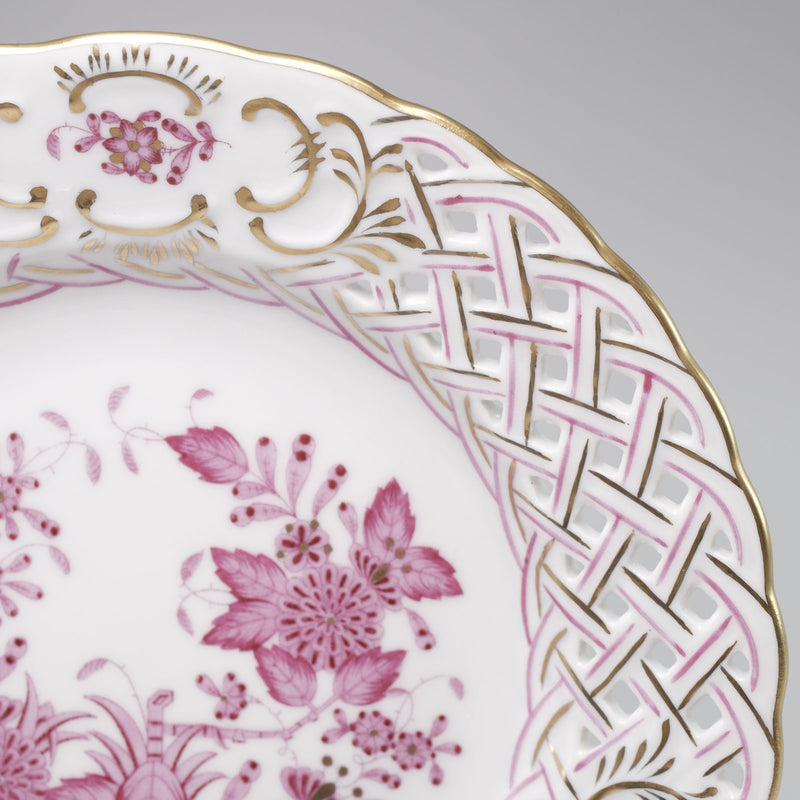 [HEREND] Helend Indian flower/Indian basket wall decoration dish ø18 (cm) 8417/P tableware porcelain purple tableware
