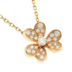 [VAN CLEEF & ARPELS] Van Clef & Arp Flavor Mini Flower 25P Diamond VCARP7RI00 K18 Yellow Gold x Diamond Gold Ladies Necklace SA Rank