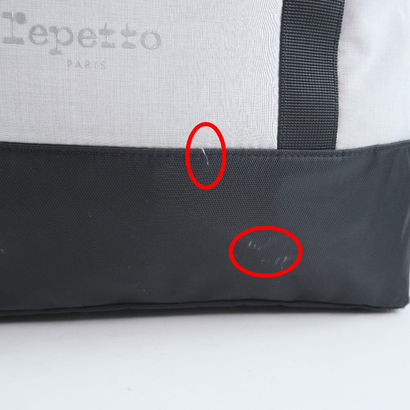 [Repetto] Repet Tote Bag Nylon Grey Unisex 토트 백