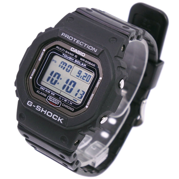 [Casio] Casio G-Shock Protection GW-5000 시계 스테인리스 스틸 X 고무 태양 광 라디오 시계 디지털 L 디스플레이 남성 회색 다이얼 시계 A-RANK