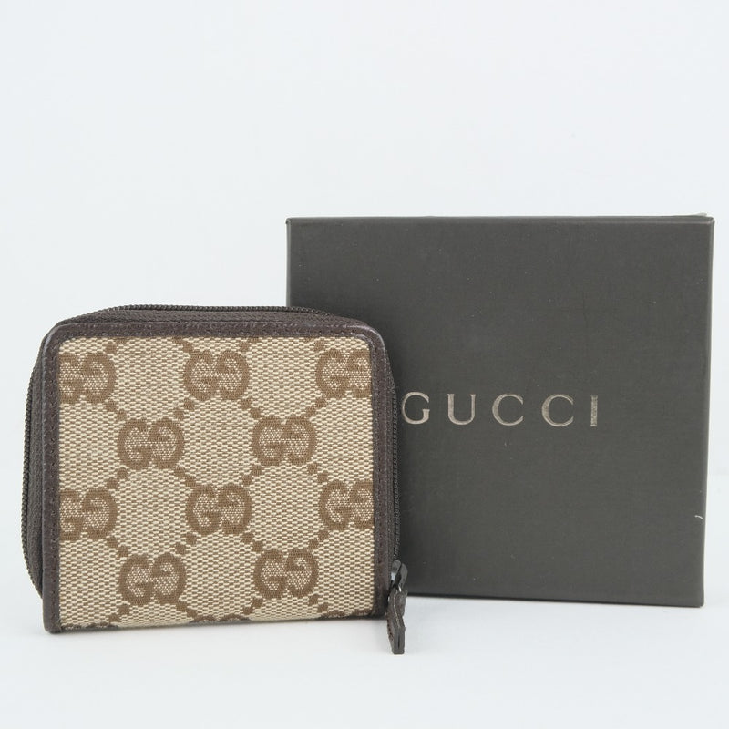 GG Crystal zip card case in black GG Crystal canvas | GUCCI® GR