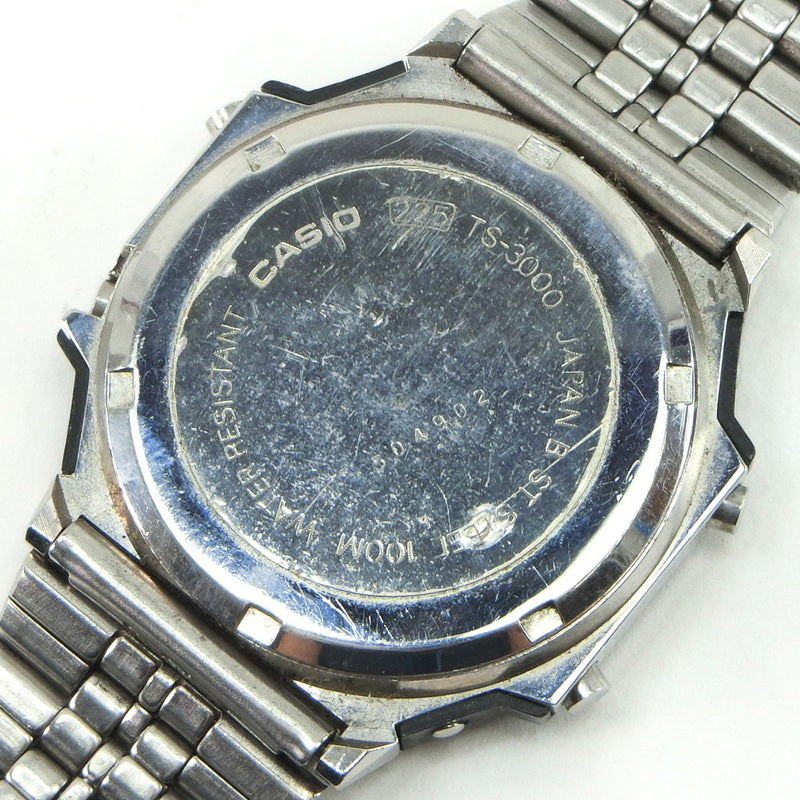 [CASIO] Casio Digital Thermometer/Thermometer 100m Waterproof rare vintage operation TS-3000 Watch Quartz Digital L display Men's Watch