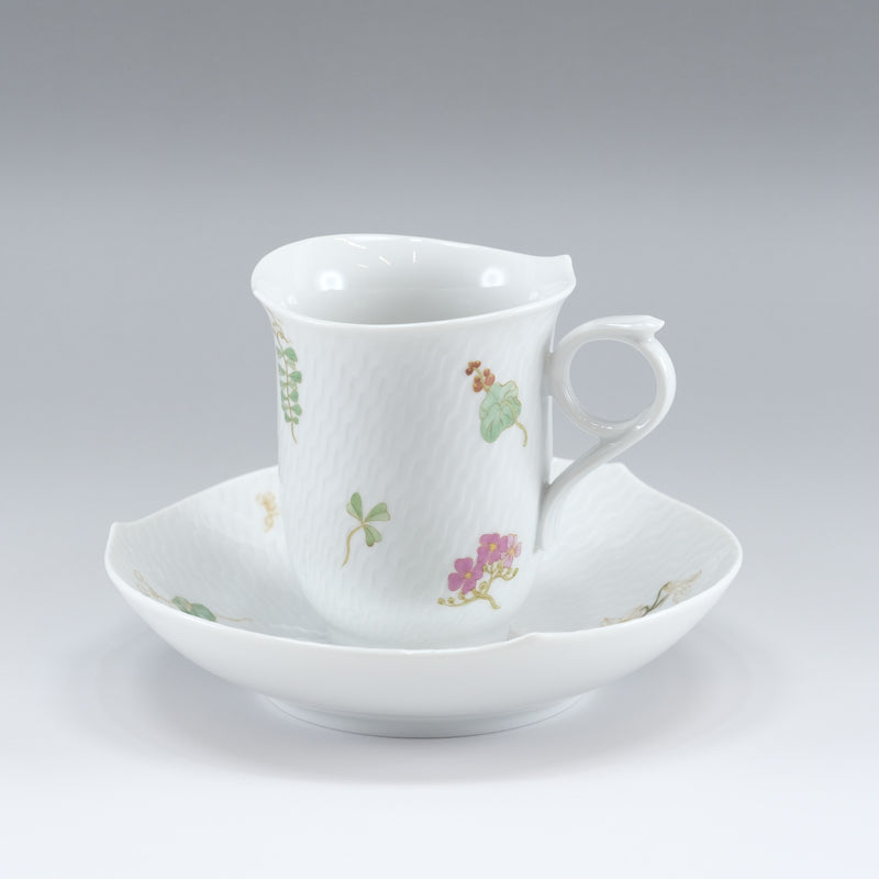 Meissen】マイセン そよ風 コーヒーカップ＆ソーサー×1 704901/29582