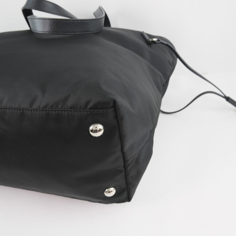 [PRADA] Prada 1BG401 Tote Bag Nylon Nero Black Unisex Tote Bag A-Rank