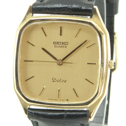 [Seiko] Seiko Dolce DOLCE 9521-5190 Watch K14 Yellow Gold x Stainless Steel Quartz Men's Gold Dial Watch