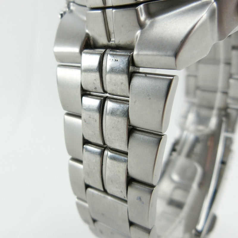 [Seiko] Seiko cronógrafo Fecha 7T32-630 Reloj de cuarzo de acero inoxidable Analógico l Display de marcación blanca para hombres